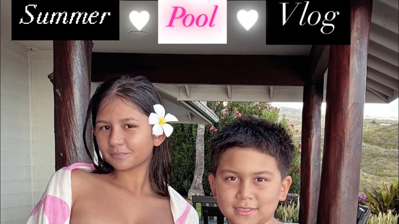 A summer pool vlog✨