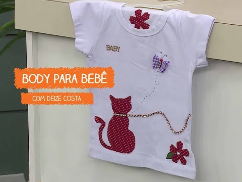 Body para Bebê com Deize Costa | Vitrine do Artesanato na TV - Rede Família