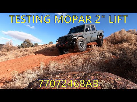 Testing out the Mopar 2 Inch Suspension on my Gladiator - 77072468AB