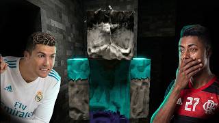 dois idiotas lidando com o FROM THE CAVES + WONDERLAND.JAR no minecraft