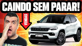 REPUTAÇÃO DESTRUÍDA? JEEP COMPASS: VENDAS CAINDO e LIDERANÇA PERDIDA! O QUE ACONTECEU?