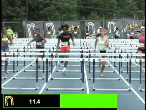 Girls 100m Hurdles EE Prelim Heat 1 - New Balance Outdoor Nationals 2011