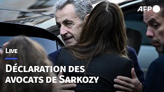 🔴 LIVE - Déclaration des avocats de Nicolas Sarkozy après son incarcération