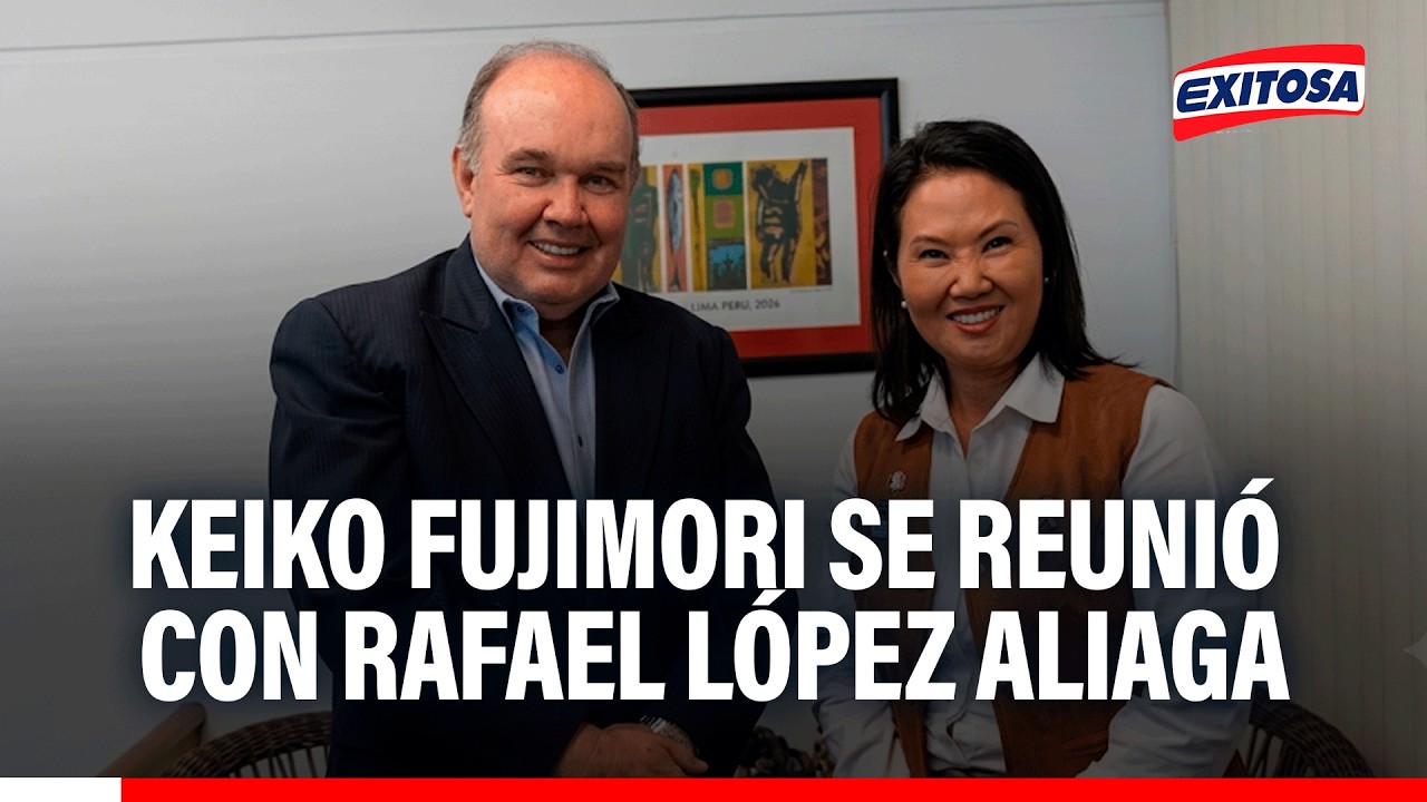 🔴🔵 Keiko Fujimori se reunió con López Aliaga y parlamentarios electos de Renovación Popular