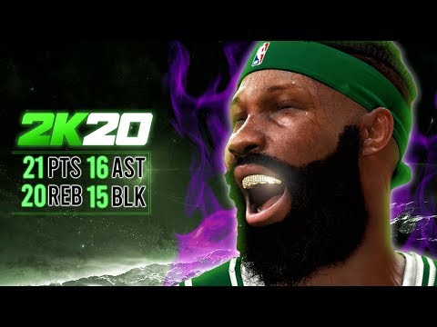 QUADRUPLE-DOUBLE ON HALL OF FAME! NBA 2K20 My Career Gameplay Best Paint Beast Center Build