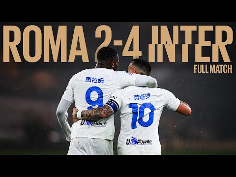 ROMA 2-4 INTER | FULL MATCH | SEASON 23/24 ⚫🔵🇮🇹