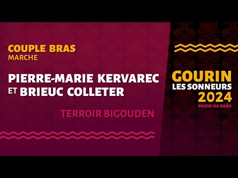 Gourin 2024 - Bras - Marche : Pierre-Marie Kervarec et Brieuc Colleter