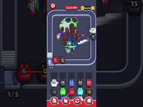 Pixel Flow Level 549 Walkthrough