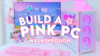 Build Your Own Pink/Aesthetic Gaming PC *TUTORIAL*