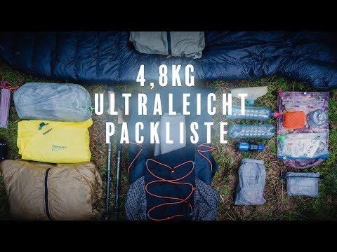 Meine Ultraleicht Wanderausrüstung - Komplette Packliste unter 4,8kg Basisgewicht