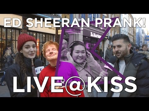 Ed Sheeran New Single KISS Prank!