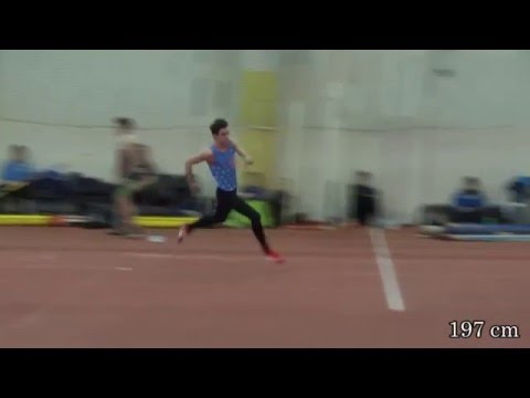 Blaž Mramor 194 cm Skok v višino 2. mesto Miting Ljubljana 2016