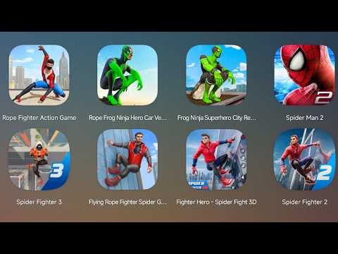 Rope Fighter Action,Rope Frong Ninja Hero,Frong Ninja Superhero City Rescue,The Amazing Spider-Man 2