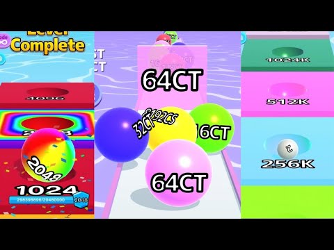 Live : MAX LEVELS - Ball Run 2048 vs Ball Run 2048 INFINITY MODE vs Ball Run Infinity