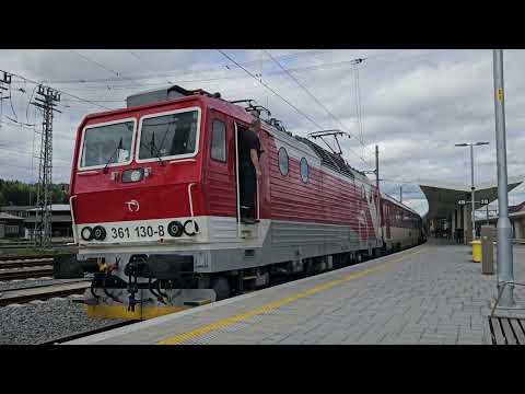 361 130-8 jako EC 123 Valašský expres do Púchova