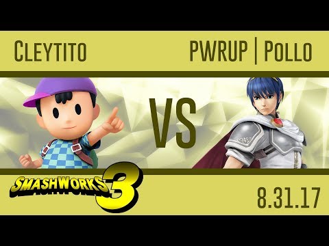 Cleytito (Ness) vs PWRUP | Pollo (Marth) - SmashWorks 3 - Wii U