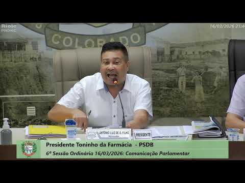 Sessão Ordinária 16/03/2026