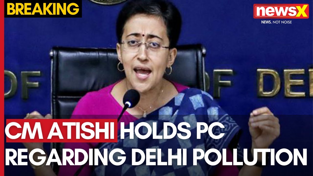 CM Atishi Holds Press Conference Regarding Delhi Pollution | Delhi Govt's Action Plan | NewsX