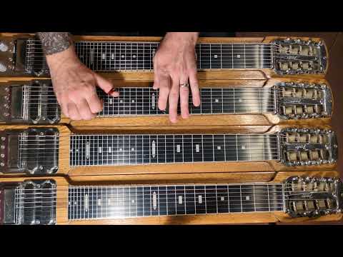 Coquette (Noel Boggs -ish), Fender Stringmaster steel guitar by Brother Ethan Shaw