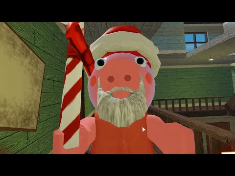 ROBLOX NON INFECTED SANTA PIGGY JUMPSCARE - Roblox Piggy RolePlay