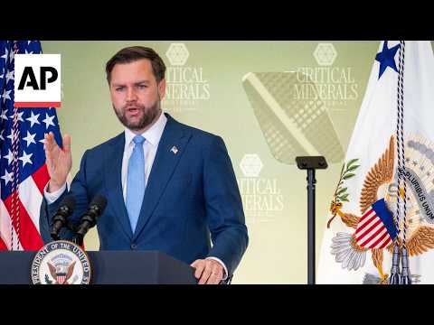 Video Thumbnail: JD Vance says US seeks to create critical minerals trading bloc with allies