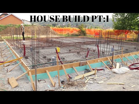 Finally! I started building my own house. Pt1- foundations and concrete slab