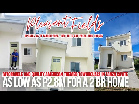 Affordable and Quality American-themed Townhomes in Tanza Cavite - Pleasantfields - Near SM Tanza