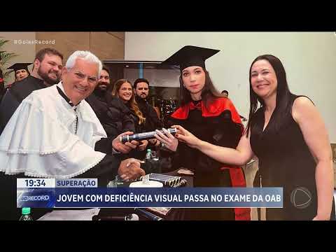 Jovem cega de Rubiataba conquista aprovação no exame da OAB