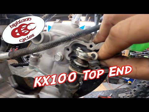 How do you replace the top end in a KX100