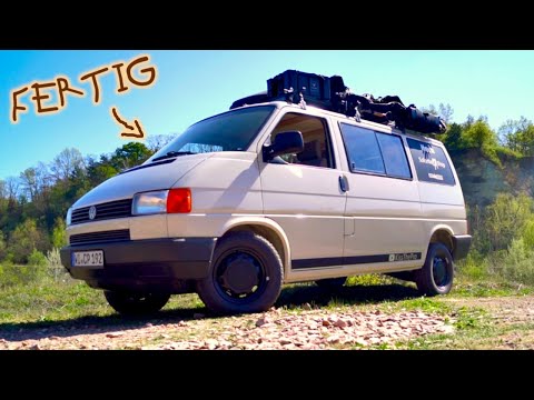 UNSER VW BUS IST FERTIG  - VW T4 CAMPER AUSBAU