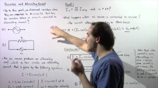 Resistors in AC Circuits