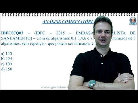 IBFC06NSQ03 - IBFC - 2015 - EMBASA - ANÁLISE COMBINATÓRIA