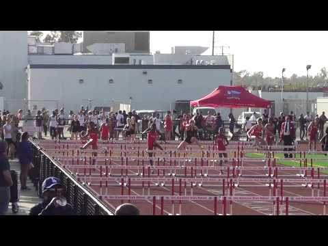 FSG 100mHH vs Rosary 3-6-14 - Los Alamitos Girls