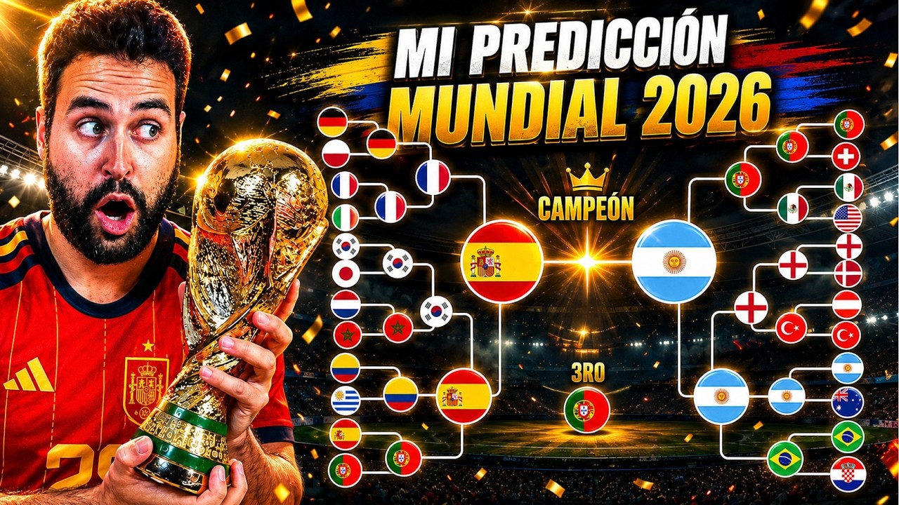 🏆Mi PREDICCIÓN para el MUNDIAL de 2026 ¿QUIÉN GANARÁ?