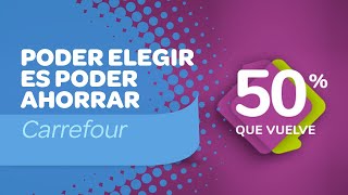 Carrefour 50 QUE VUELVE ECOMMERCE anuncio