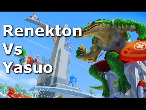 Renekton Vs Yasuo Top Lane Commentary - Season 6 - League of Legends