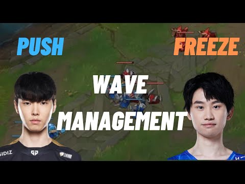 Compare Doinb and Chovy's Wave Management