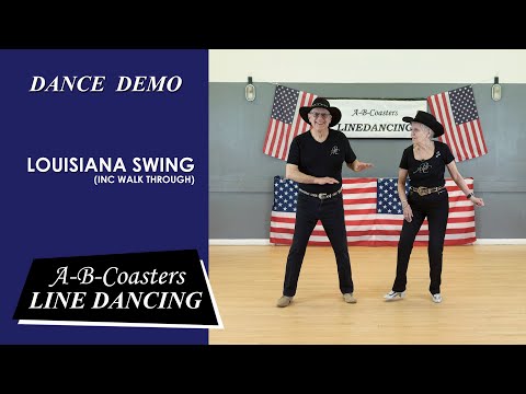 LOUISIANA SWING - Line Dance Demo & Walk Through