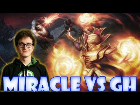 Miracle Invoker VS GH Pudge — 9000 MMR vs 9000 MMR Pub Dota 2