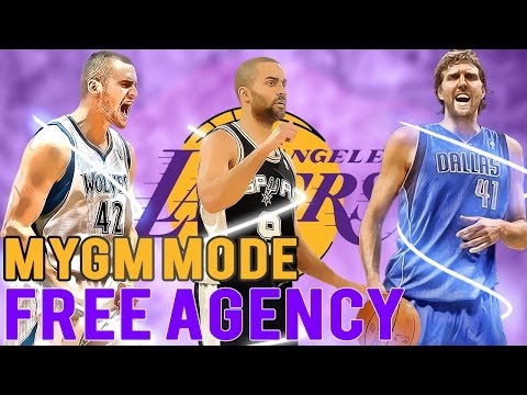 NBA 2K14 Next Gen My GM Mode Ep.56 - Los Angeles Lakers | FREE AGENCY DRAMA | Xbox One Gameplay