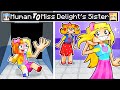 From HUMAN To MISS DELIGHT S SISTER In Minecraft