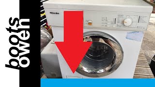How to clean Miele W864 Washing Machine filter