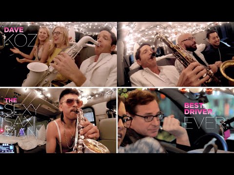 The Saxy Sleigh Ride with Dave Koz, The Sexy Saxman & Bob Saget // "Let It Snow" Dave Koz & Kenny G