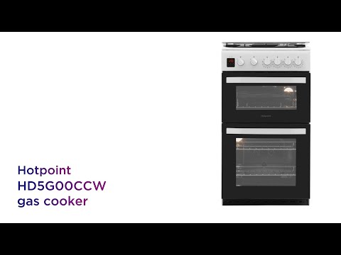 Hotpoint HD5G00CCW 50 cm Gas Cooker - White | Product Overview | Currys PC World