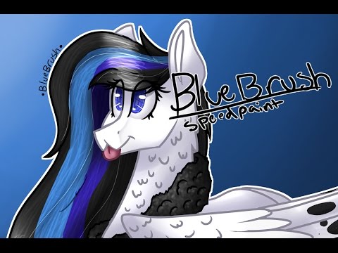 {AT} BlueBrush - MLPSpeedpaint