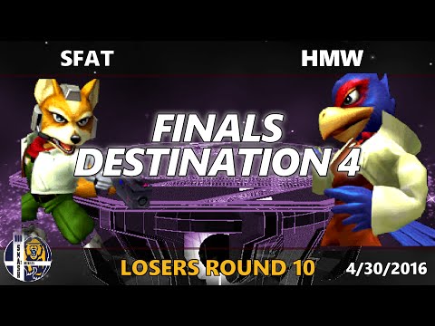 Finals Destination 4 - Losers R10: SFAT (Fox) vs. HMW (Falco)