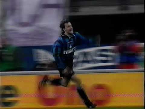 Inter Milan v Anderlecht UEFA Cup QF 2nd Leg 18-03-1997