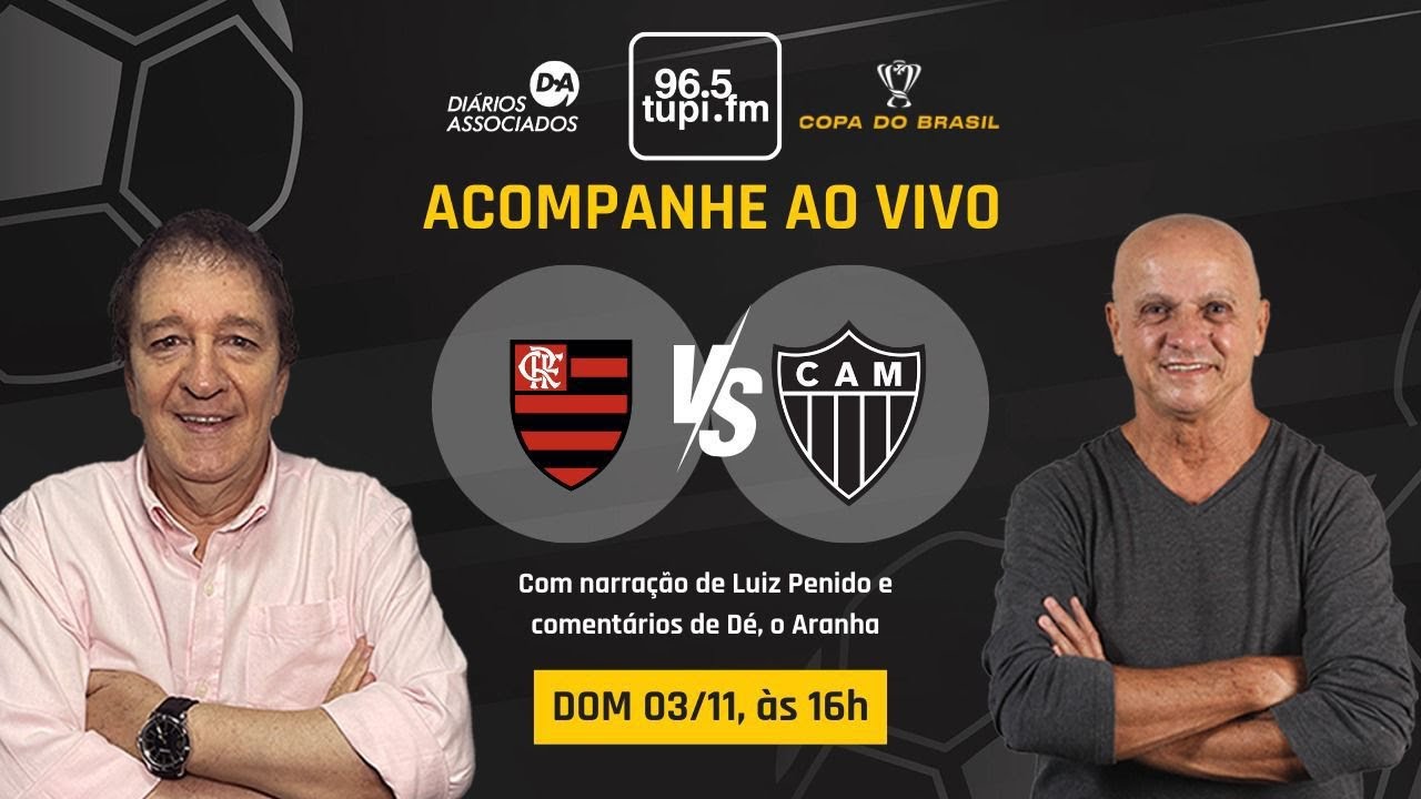 FLAMENGO 1 x 0 ATLÉTICO-MG - Copa do Brasil - Final - Ida - 03/11/2024 - AO VIVO
