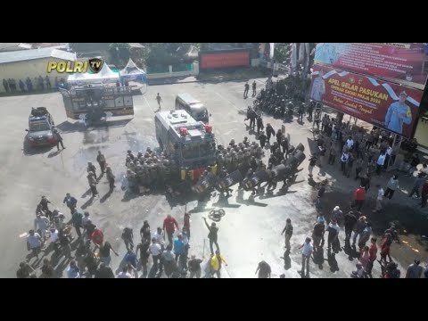 SIMULASI SISPAMKOTA POLRES LOMBOK TENGAH