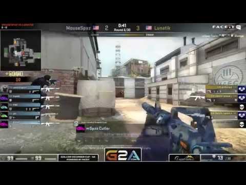 G2A December NA Cup: mSpaz vs LunatiK G1 | MouzSpaz vs Lunatik G1 (02.12.2014)